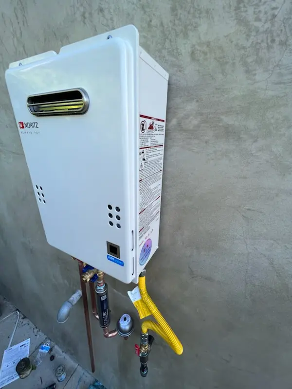 Tankless water heater installation for Spanish Mountain Estates homes