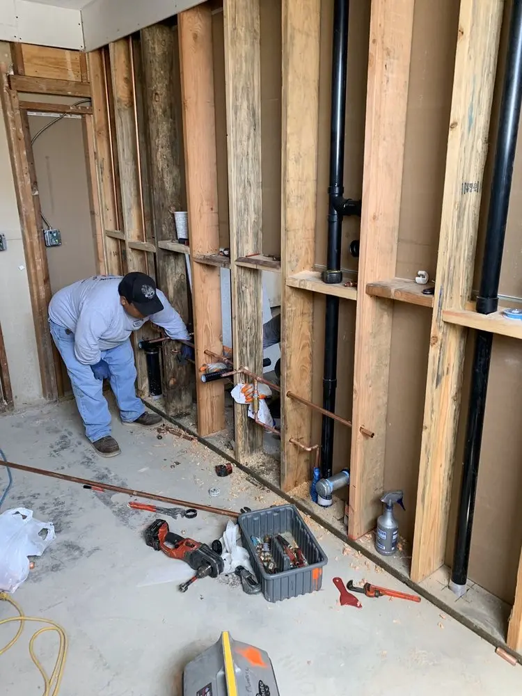 Commercial rough-in plumbing for Water Heater Replacement in Spanish Mountain Estates